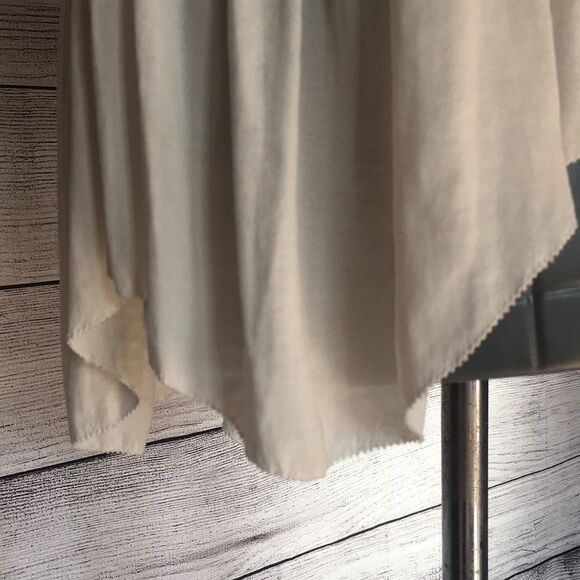 Free People Purple Haze ivory tiered v-neck boho tunic size XS - Picture 6 of 16